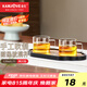 金灶（KAMJOVE）茶杯玻璃茶杯品茗杯耐熱玻璃杯 家用辦公室喝茶杯泡茶杯小茶杯 K-106/2個(gè)裝120毫升
