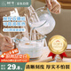 樹可小白熊食品級(jí)玻璃量杯子微波爐熱奶烘焙打蛋帶刻度廚房耐高溫碗