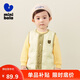 迷你巴拉冬季新款男女童可愛(ài)無(wú)領(lǐng)羽絨服寶寶保暖時(shí)尚羽絨馬甲