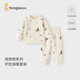 童泰（TONGTAI）嬰兒內(nèi)衣套裝秋冬寶寶肩開高腰兒童衣服TS43J198-DS藍色90cm