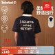 添柏嵐（Timberland）官方男女同款短袖T恤新款戶(hù)外透氣印花寬松A5NZC A5NZC433/深寶石藍 XL