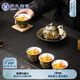 蘇氏陶瓷（SUSHI CERAMICS）鎏銀金枝玉葉茶壺套裝非遺大師鄭文強作品功夫茶具禮盒J1047