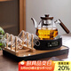 憶壺茶（YIHUTEA） 茶壺玻璃泡茶壺側把過(guò)濾煮茶壺加厚耐熱電陶爐燒水壺養生煮茶器 【透明11件套】1.2L壺+1500W數顯爐