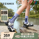 天美意鞋子女鞋商場同款厚底淺口單鞋瑪麗珍鞋春秋款CKY01CM4 黑色 36