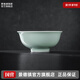 景德鎮(zhèn)（jdz）官方陶瓷影青瓷餐具無(wú)鉛純色碗盤(pán)組合搬家喬遷禮物家用搬家禮物 流影6英寸面碗（兩只裝）