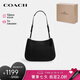 蔻馳（COACH）【品牌直供】女士中號單肩斜挎包半月包黑色CP101JIBLK七夕禮物