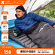 牧高笛（MOBIGARDEN）防潮墊 戶(hù)外露營(yíng)加寬加厚折疊充氣單人氣墊床 NX20663004 玄鐵灰