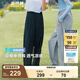波司登（BOSIDENG）夏季休閑褲女款防紫外線透氣垂感闊腿百搭褲子 黑色 L 170/74A