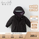 戴維貝拉（DAVE＆BELLA）女童羽絨服男童90絨保暖羽絨衣兒童冬裝幼兒新年寶寶冬季外出服 科技黑DB16448-A 100 cm（建議身高90-100cm）