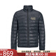 阿瑪尼奢侈品男裝（Emporio Armani）男裝男士ea7羽絨服輕薄保暖可收納 10424混色 2XL