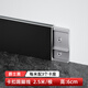 青青麗舍鋁合金踢腳線超薄卡扣式墻角貼腳線條金屬不銹鋼極簡(jiǎn)地腳線 6cm 爵士黑 2.5米/根 配7個(gè)底座