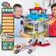 汪汪隊(duì)立大功（PAW PATROL）全套正版玩具狗狗巡邏車(chē)男女生日禮物拯救冒險(xiǎn)灣軌道+6輛合金小車(chē)