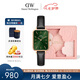 丹尼爾惠靈頓（DanielWellington）DW女士手表簡約時尚小綠表送女友七夕禮物商務(wù)輕奢DW00100446