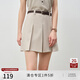 自巧小個(gè)子黑色miu系簡(jiǎn)約裙褲女2025夏新款高腰顯瘦休閑短褲外穿 燕麥色 M （尺碼：4）