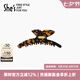 She's茜子醋酸板材大號抓夾高級感鯊魚(yú)夾發(fā)卡發(fā)夾后腦勺頭飾七夕節禮物 蝴蝶款大號SHU8719255F1