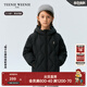 Teenie Weenie Kids【小吐司輕羽絨】小熊童裝24冬中性三防羽絨服 黑松露小吐司（黑色） 150