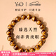 YNO天然南非黃虎眼石閃電紋手鏈招財(cái)手串生日禮物送男友老公情侶 黃虎眼【吸金】-8mm
