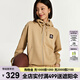 卡帕運動衛(wèi)衣女秋休閑連帽開衫針織外套簡約上衣K0D62MK60