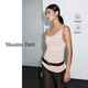 Massimo Dutti秋季新品2025女裝簡(jiǎn)約不對(duì)稱領(lǐng)口純棉上衣吊帶背心06804203 乳白色 XS (CN 165/84A)尺碼偏大