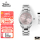 薇薇安·威斯特伍德（Vivienne Westwood）西太后手表女士小粉表時(shí)尚輕奢送女生日禮物送女友石英表送老婆 冰粉【小粉表】 VV292PKSL 28mm