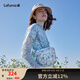 LAFUMA樂飛葉斜跨包 戶外時尚印花單肩包女士休閑拎包 LEOB4AC07 白色CR 均碼（20*25*7cm）