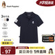 暇步士（Hush Puppies）童裝男童短袖polo衫中大童速干T恤兒童運動上衣 藏藍  170 