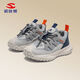 男童鞋新款網(wǎng)面透氣兒童運動(dòng)鞋時(shí)尚舒適透氣男童跑步鞋子 灰色/棋盤(pán)灰 37