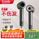 Creade科瑞德高速吹風(fēng)機(jī)家用大功率速干不傷發(fā)負(fù)離子電吹風(fēng)筒酒店大風(fēng)力七夕情人節(jié)送禮物K-4032國家補(bǔ)貼 K-4032鉑金灰+磁吸支架