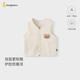 童泰（TONGTAI）嬰兒馬甲春秋季純棉寶寶衣服雙層加厚背心坎肩馬夾上衣白色80cm
