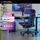 赫曼米勒（HERMAN MILLER） xLogitechx羅技G聯(lián)名Embody電競椅 人體工學(xué)椅 電腦椅久坐不累 青藍色