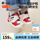 卡特兔嬰幼兒學(xué)步鞋1-2歲機(jī)能鞋男寶女童寶寶鞋網(wǎng)面透氣防滑幼兒園鞋 紅-秋季皮面 25 適合腳長(zhǎng)14.3-14.9cm