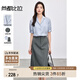 尚都比拉夏季氣質(zhì)通勤風(fēng)女裝套裝短袖雪紡襯衫配A字半身裙顯瘦藏肉兩件套