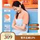 無色無味【黃房子】25年夏裝新款全棉休閑多巴胺撞色短袖t恤針織衫女裝 蘭橘色 L （38）