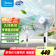 美的（Midea）電風扇家用遙控定時落地扇臥室客廳變頻直流輕音低噪小型臺立兩用風扇落地大風力電扇 FS40-18AR【9葉遙控 三種高度可調】