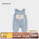 babylove寶寶背帶褲春秋外穿連體褲超萌可愛休閑長褲洋氣嬰兒褲子