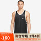 耐克NIKE男 運動(dòng)背心 籃球訓練 柔軟舒適 DX0334-010 黑白XL