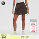 lululemon丨Stretch Woven 女士腰部褶邊高腰短褲 4