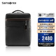 新秀麗（Samsonite）電腦包上新牛皮男包男士雙肩包時(shí)尚背包黑色/咖色14英寸BC9*09010