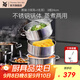 WMF福騰寶湯蒸鍋不銹鋼鍋湯鍋煮鍋家用蒸籠蒸屜雙耳煮鍋Astoria套裝 蒸鍋（1雙耳+1無耳蒸屜） 3層 24cm