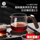 Hero日式錘紋壺咖啡壺耐高溫茶壺加厚玻璃手沖分享壺400ml 不帶杯子