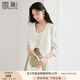 香影白色v領(lǐng)小西裝外套女2025夏季新款高級(jí)感輕職場(chǎng)薄款西服上衣 米白 L 165/88A/110-125斤