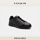 蔻馳（COACH）【男女同款】男士男鞋經(jīng)典標(biāo)志HIGH LINE運(yùn)動鞋板鞋平底鞋 石墨色/黑色 42