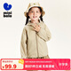 迷你巴拉（minibala）男女童親子夏季涼感防曬外套連帽親子防曬衣UPF50+ 淺駝50006 165