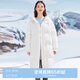 樂町長款面包羽絨服女20廓形珠光感保暖加厚外套潮 冬日白（現(xiàn)貨） XS