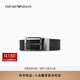 EMPORIO ARMANI/阿瑪尼官方旗艦【禮物】男士雙面Logo壓花通勤針扣腰帶寬3.5CM 88044-黑色壓花/深棕色光面