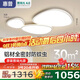惠普全光譜護眼LED鵝卵石云朵客廳吸頂燈智控中山燈具全屋套餐包安裝
