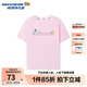 Skechers斯凱奇哆啦A夢(mèng)聯(lián)名款 男女童夏季純棉透氣限定短袖L325K070