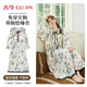古今（GUJIN）帶胸墊云朵棉睡裙女春秋新品睡衣長(cháng)袖甜美碎花蝴蝶連衣裙家居服