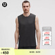 lululemon丨Metal Vent Tech 男士運動背心 LM1364S 石墨灰/黑 M
