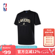 NBA官方布魯克林籃網(wǎng)/勇士/湖人球場生活系列男女運動休閑短袖T恤 湖人-短袖T恤 XL